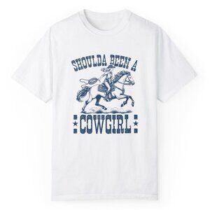 Shoulda Been a Cowgirl Shirt Vintage Cowgirl Shirt Vintage Cowboy Shirt Horse